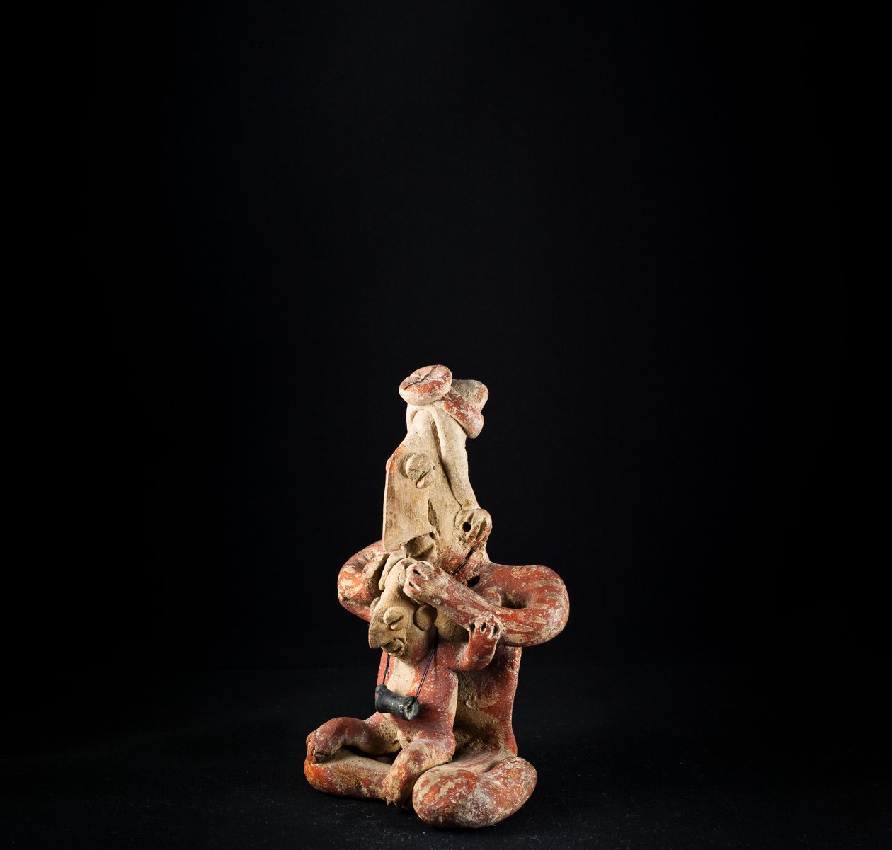 Statuetka kobiety / sztuka meksykańska, Nayarit (terakota) autorstwa Precolombian Precolombian
