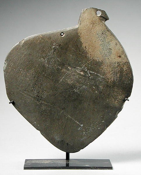 Paleta z głową ptaka, prawdopodobnie perliczka, okres Nagady II, ok. 3500-3100 pne (zielony łupek) autorstwa Predynastic Period Egyptian