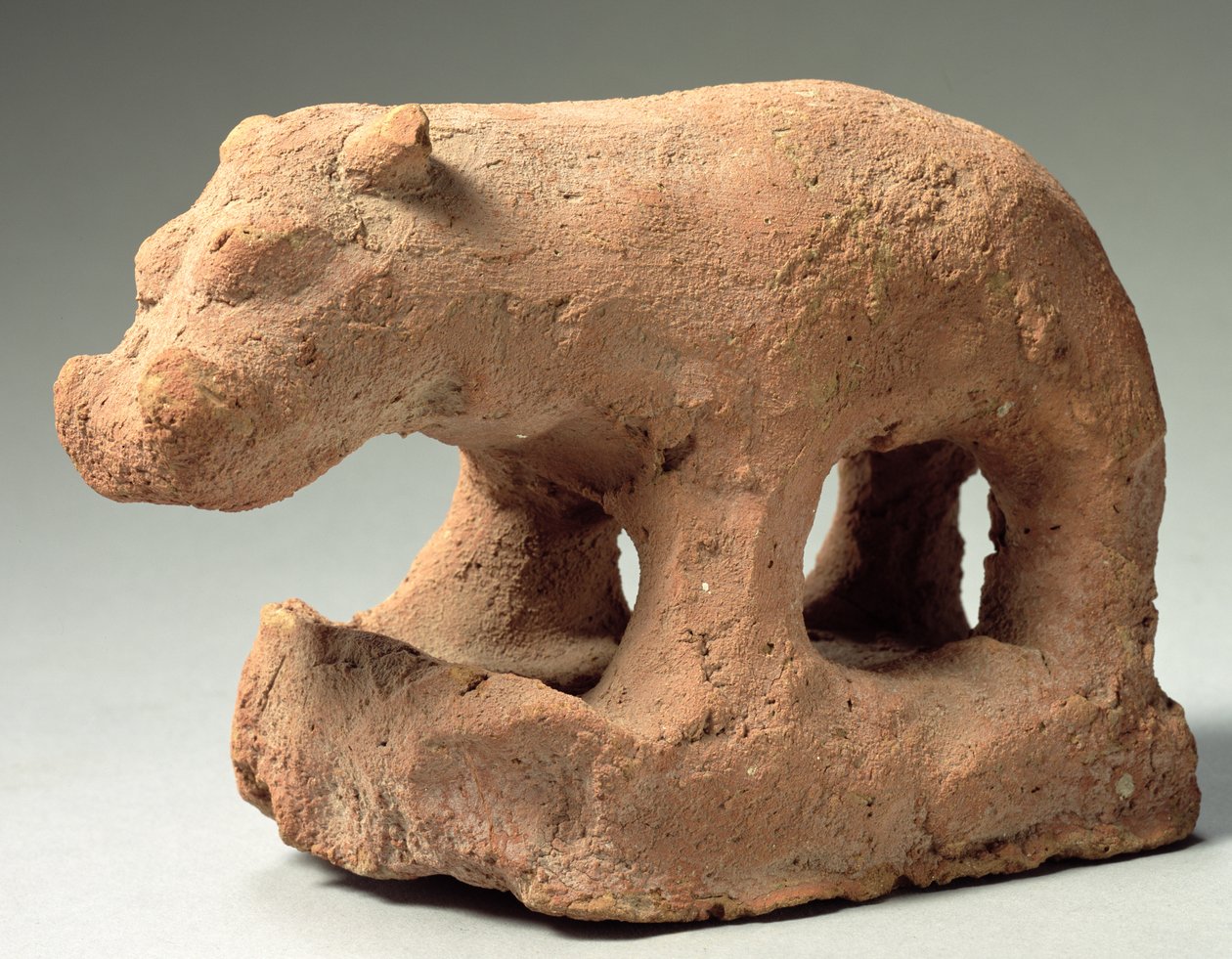 Hipopotam, 4 tysiąclecie pne (wypalana glina) autorstwa Predynastic Period Egyptian