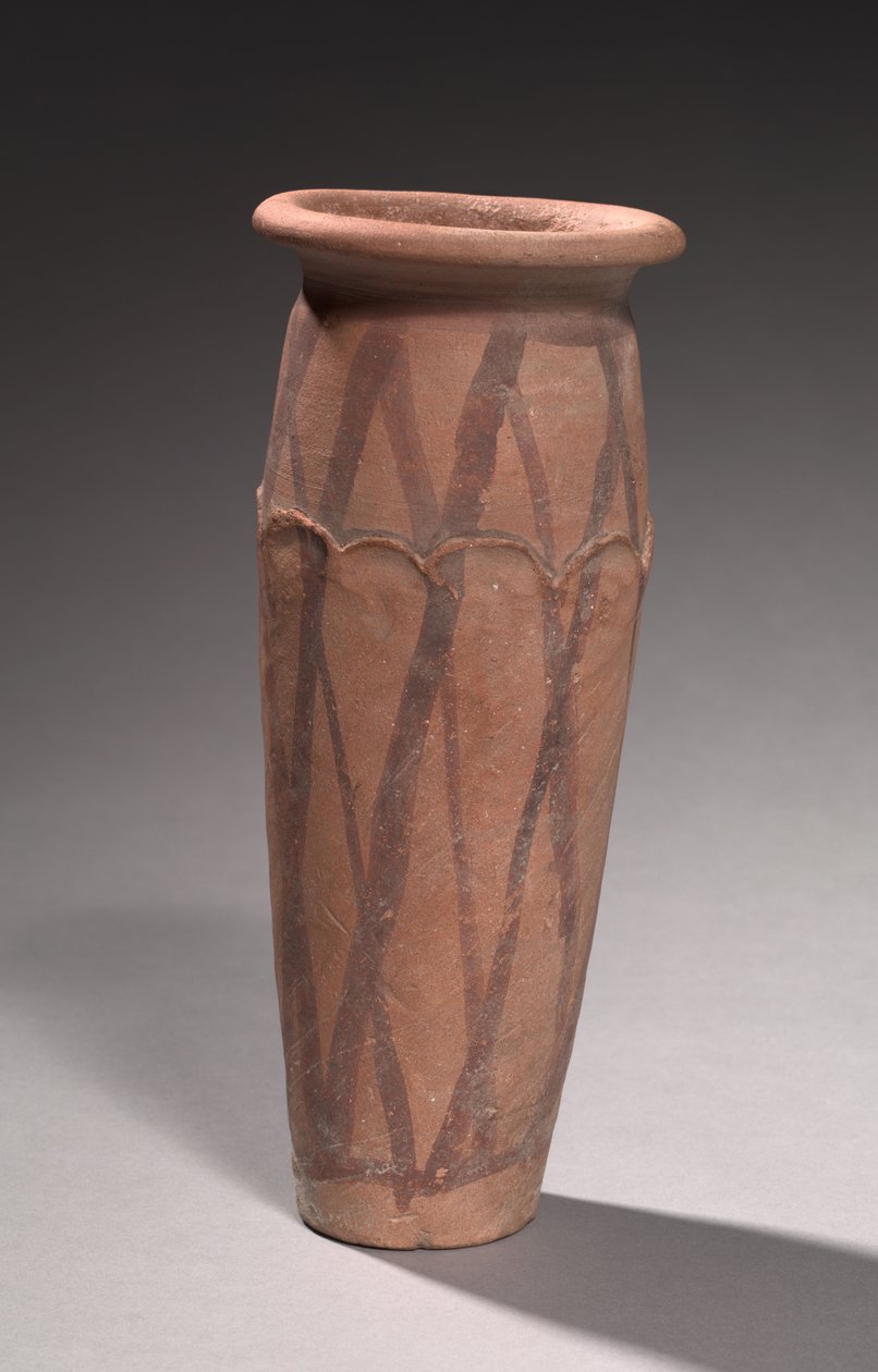 Słoik z falistym wykończeniem, 4000-3000 pne autorstwa Predynastic Period Egyptian