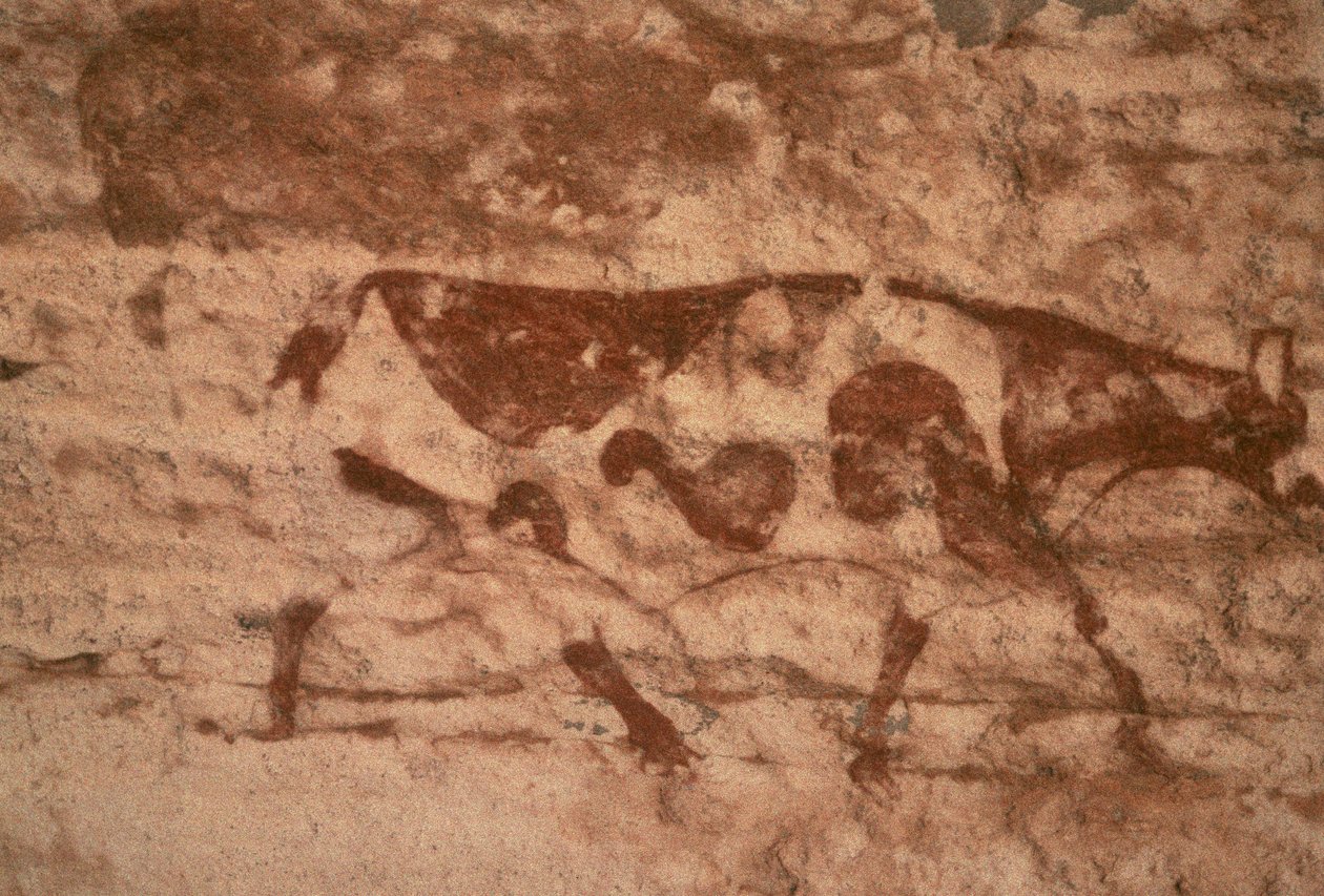 Krowa (obraz ścienny) autorstwa Prehistoric