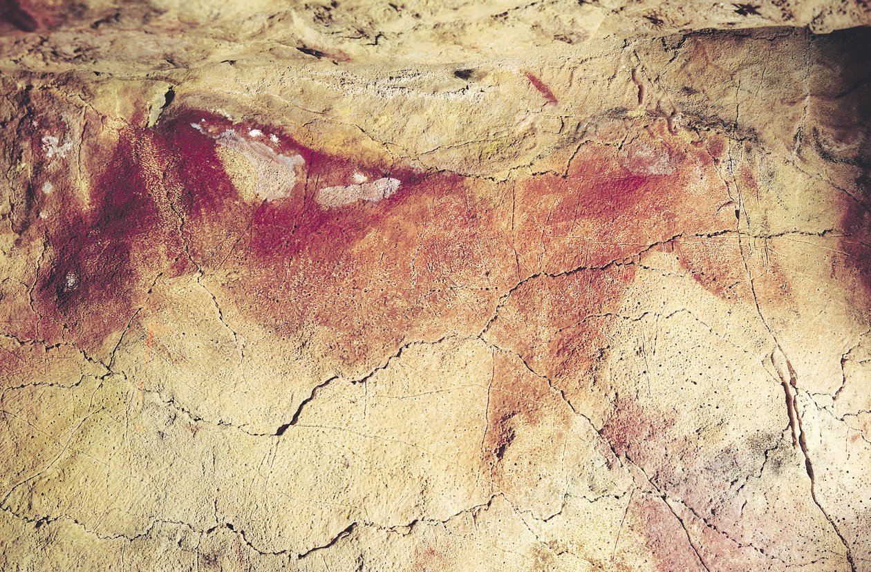 Przedstawienie zwierzęcia, ok. 15000 pne (malarstwo jaskiniowe) autorstwa Prehistoric