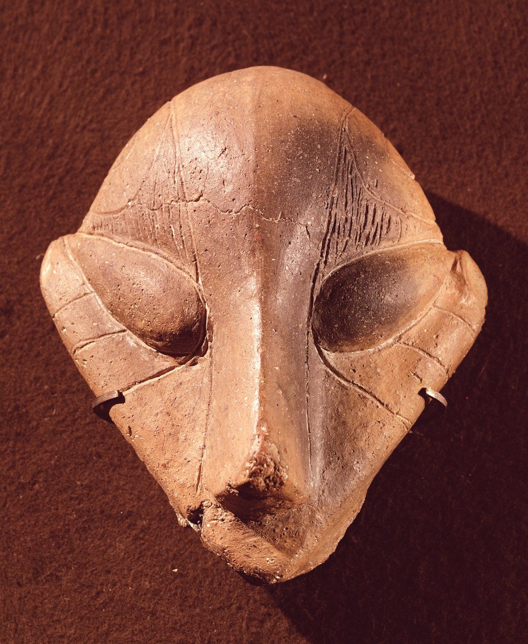 Stylizowana głowa, z Predionica, późna kultura Vinca, ok. 4500-4000 pne (terakota) autorstwa Prehistoric