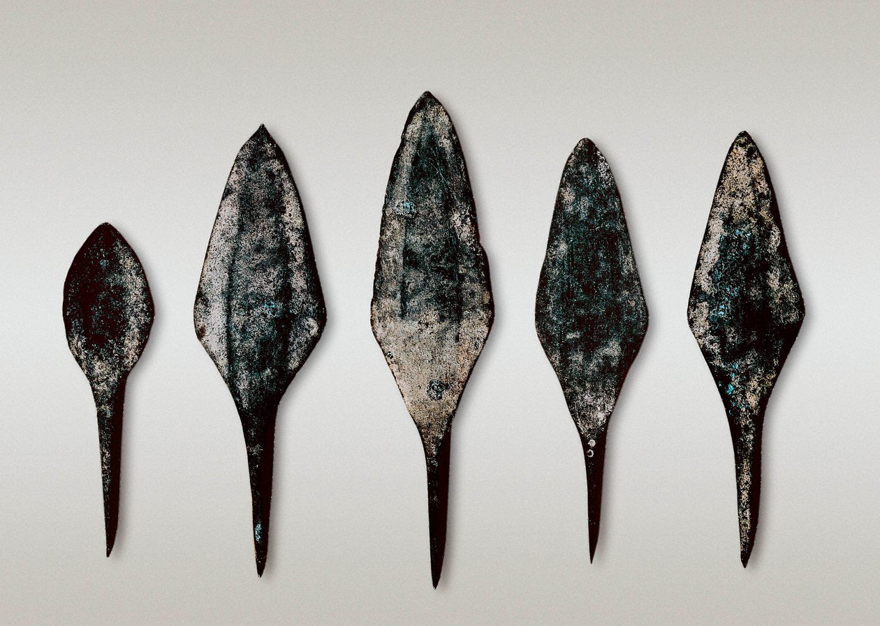 Kultura argarowa: groty strzał (metalowe) autorstwa Prehistoric Prehistoric