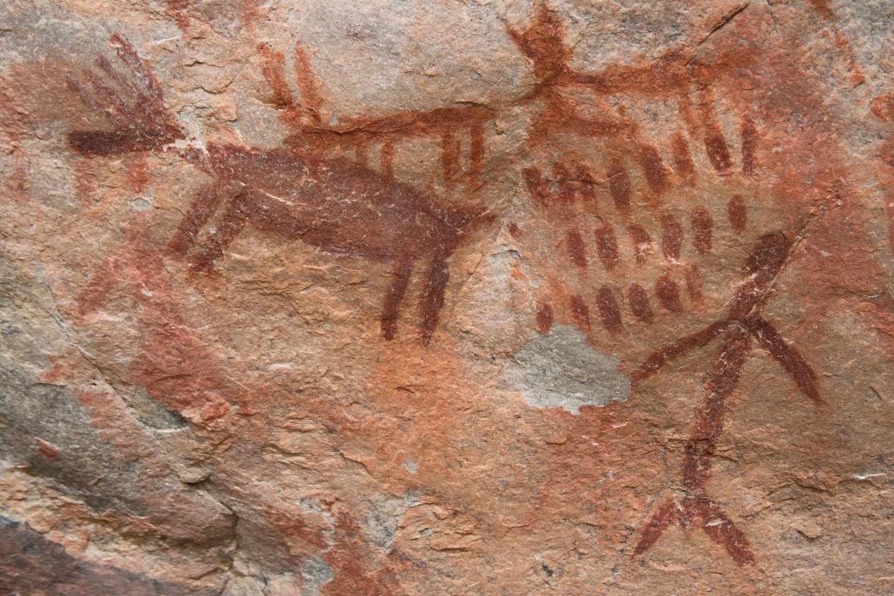 Malowidło naskalne, Las Narodowy Salmon-Challis (zdjęcie) autorstwa Prehistoric Prehistoric