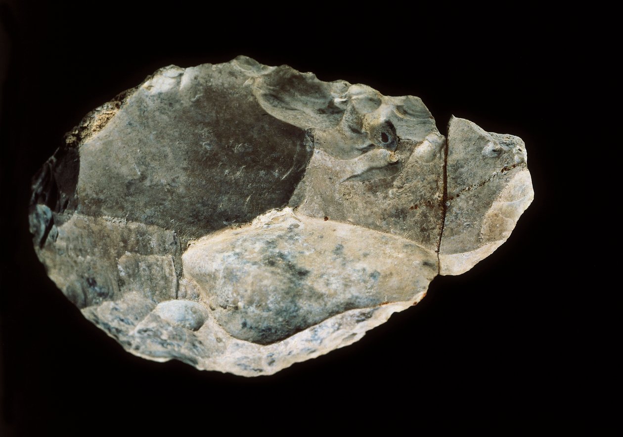 Krzemień dwustronny, górny paleolit (krzemień) autorstwa Prehistoric Prehistoric
