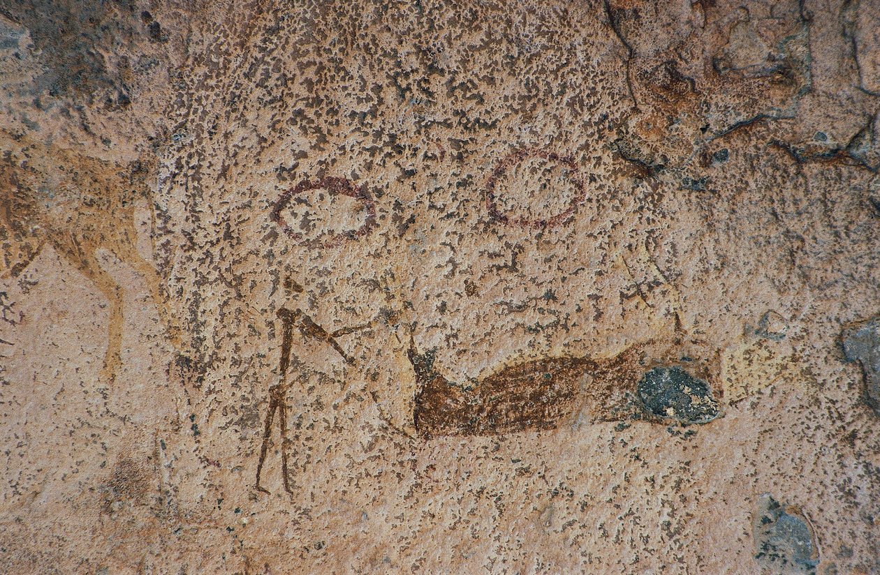 Postacie ludzkie (malarstwo jaskiniowe) autorstwa Prehistoric Prehistoric