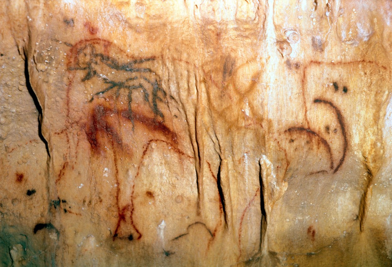 Prehistoria : ranny człowiek (Malarstwo naskalne) autorstwa Prehistoric Prehistoric