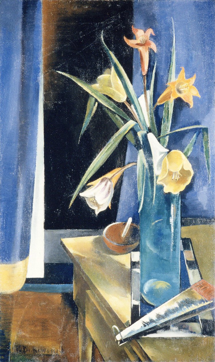 Wazon z kwiatami, ok. 1926 autorstwa William Preston Dickinson