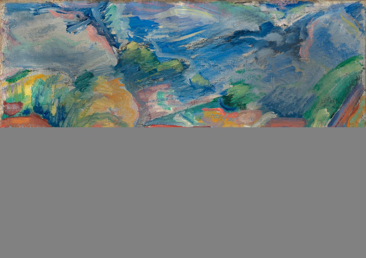 Krajobraz bez tytułu, ca. 1918. autorstwa Preston Dickinson
