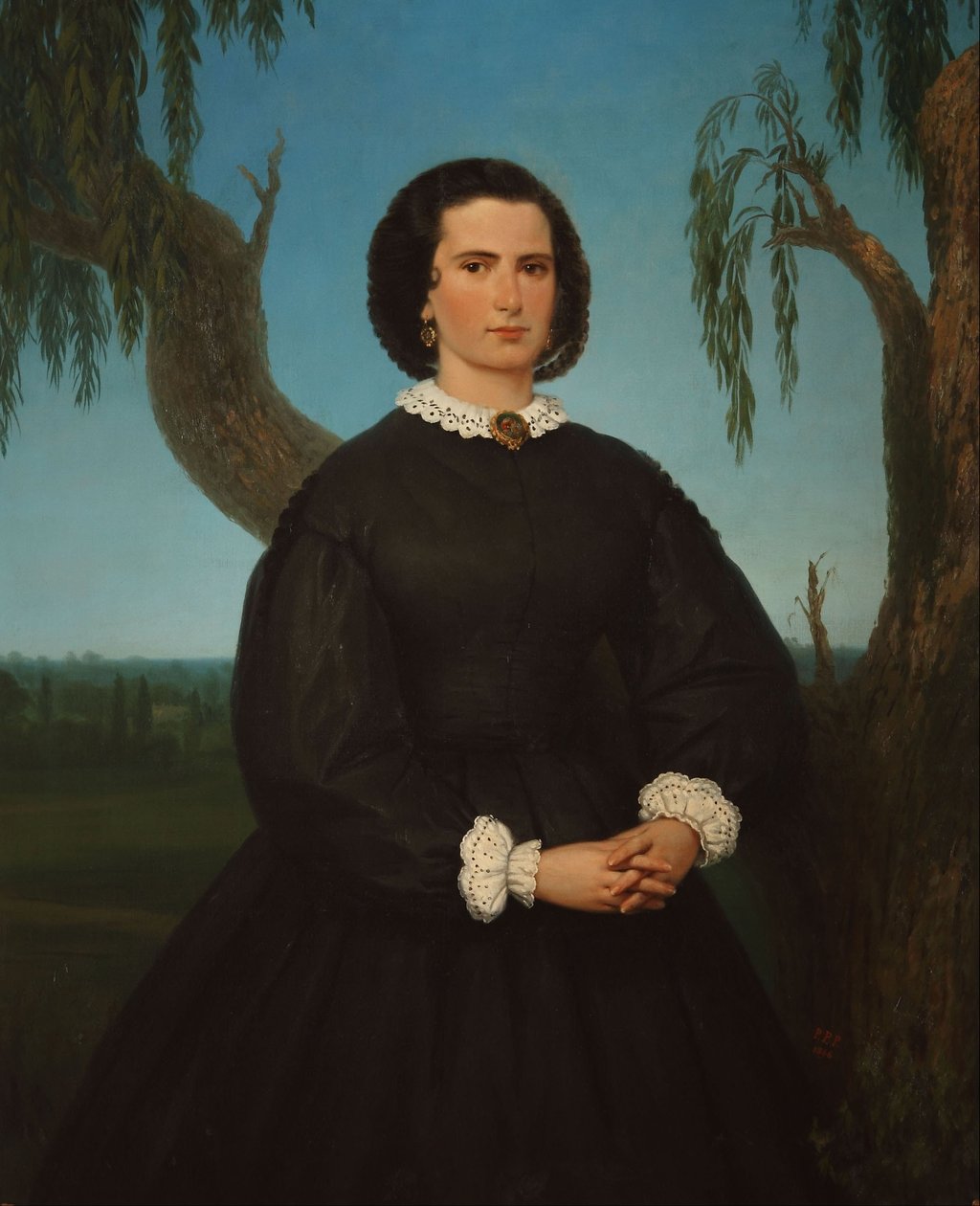 Portret Dony Josefy Saenz Valiente autorstwa Prilidiano Pueyrredon