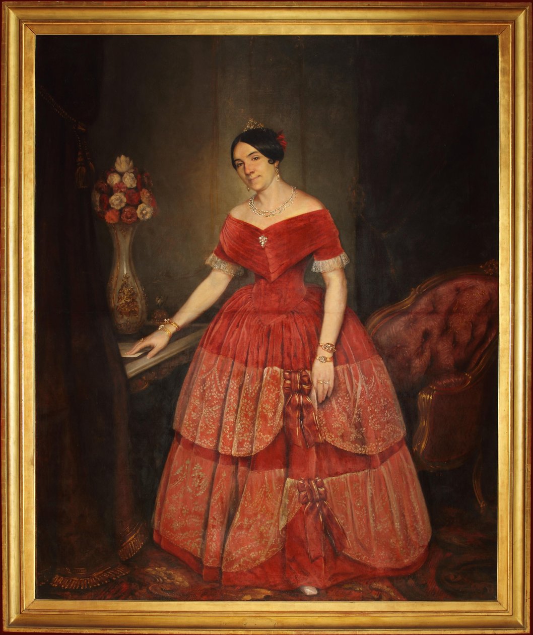 Portret Manuelity Rosas autorstwa Prilidiano Pueyrredon