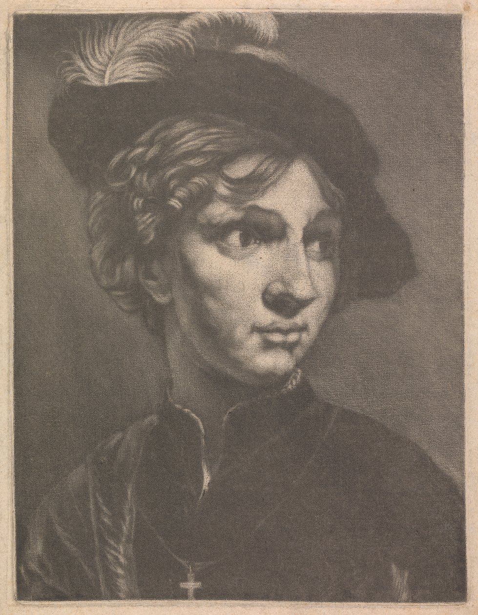Portret młodego mężczyzny autorstwa Prince Rupert