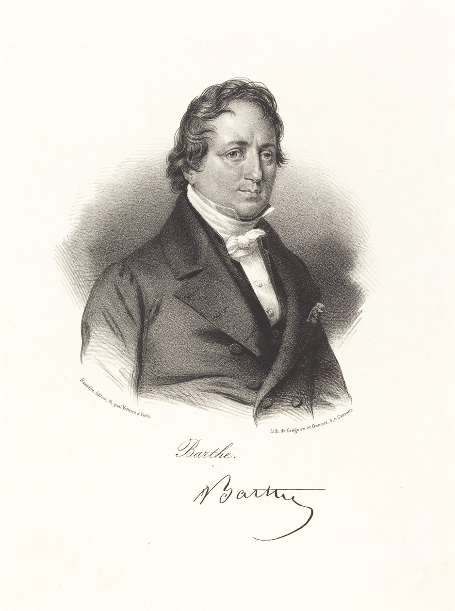 Barthe autorstwa Probably French 19th Century