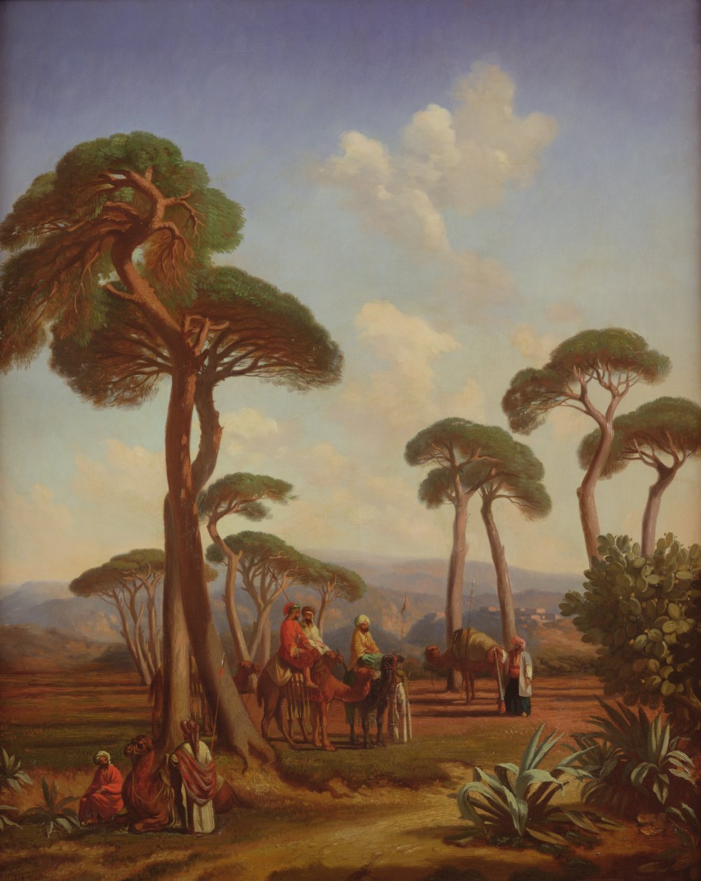 Nieznany obraz autorstwa Prosper Georges Antoine Marilhat