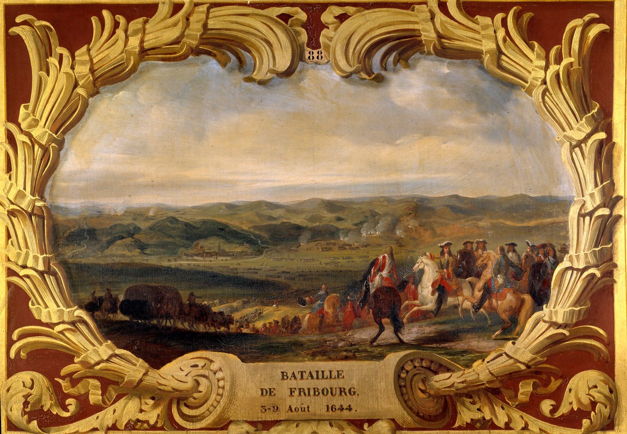 Bitwa pod Fryburgiem od 3 do 09.08.1644 Zwycięstwo Wielkiego Conde (Louis II Prince of Bourbon) (Bourbon-Conde) (1621-1686) i Henri de La Tour d