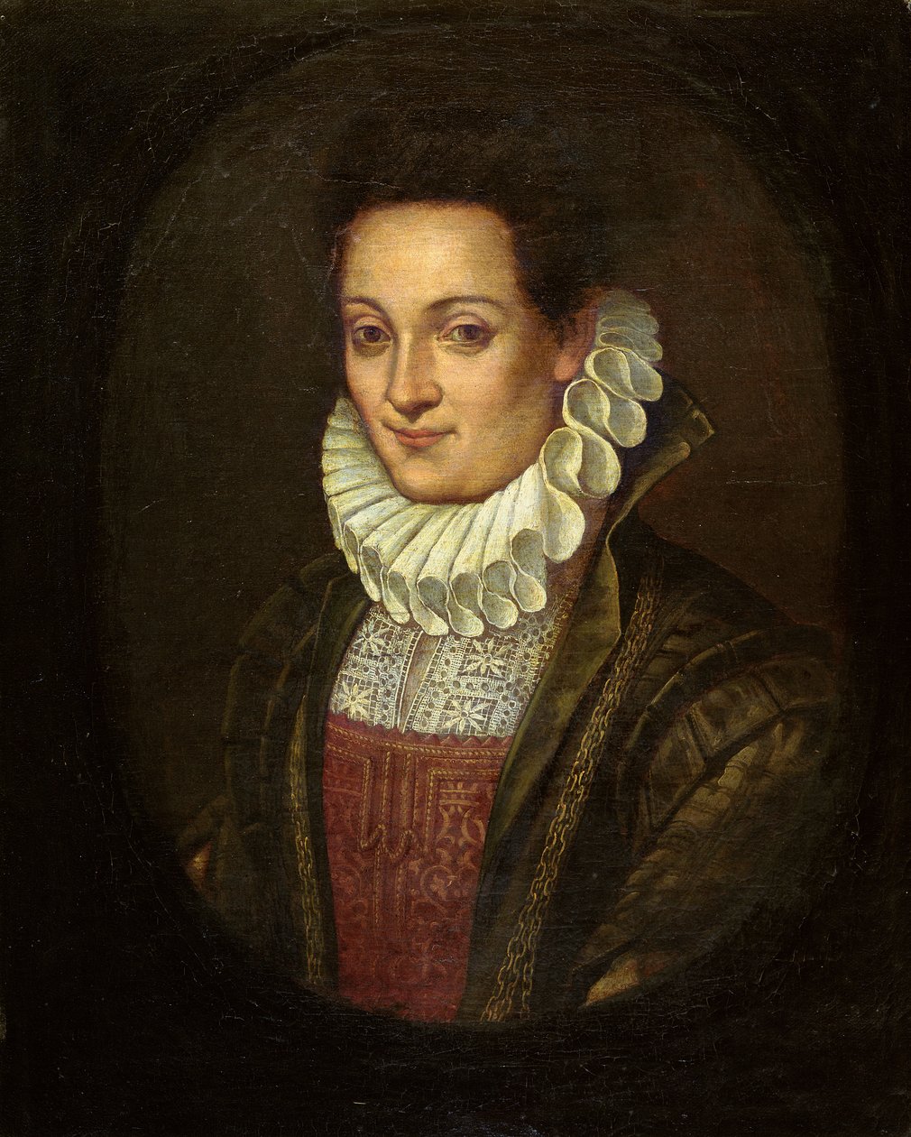 Portret Lavinii Fontany lub Autoportret artysty, ok.1595 autorstwa Prospero Fontana