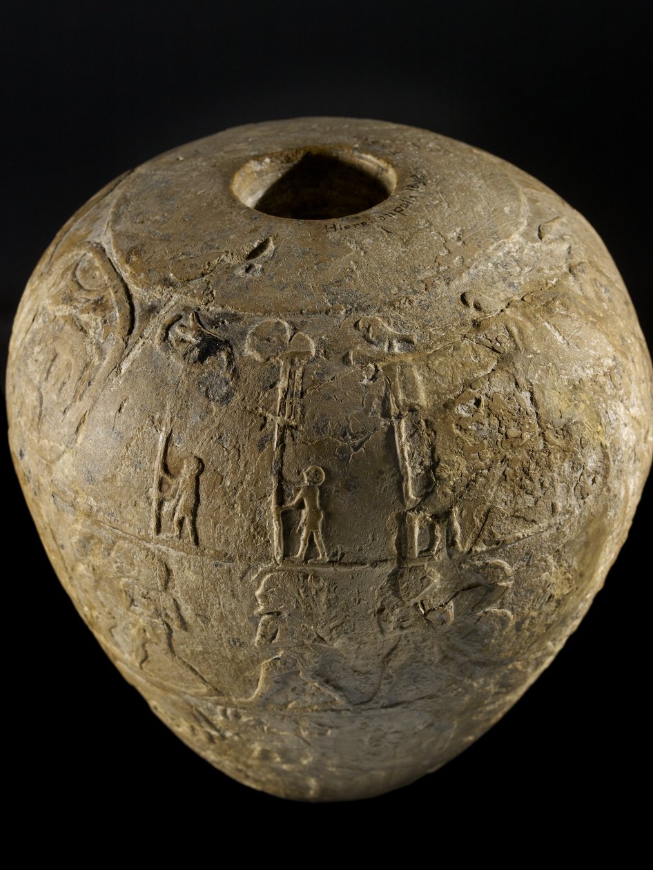 Macehead z wapienia Narmer autorstwa Protodynastic Period Egyptian