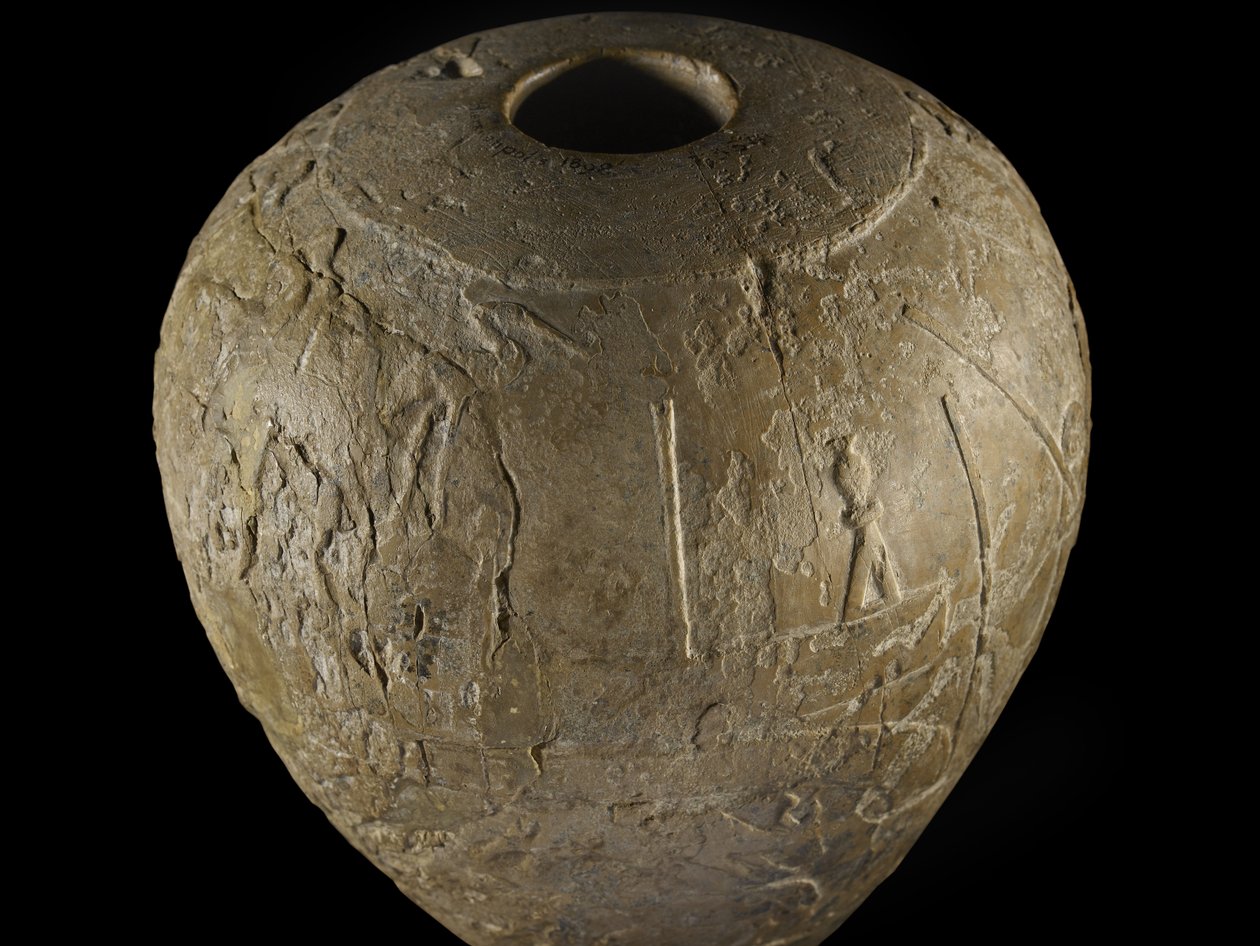 Macehead z wapienia Narmer autorstwa Protodynastic Period Egyptian