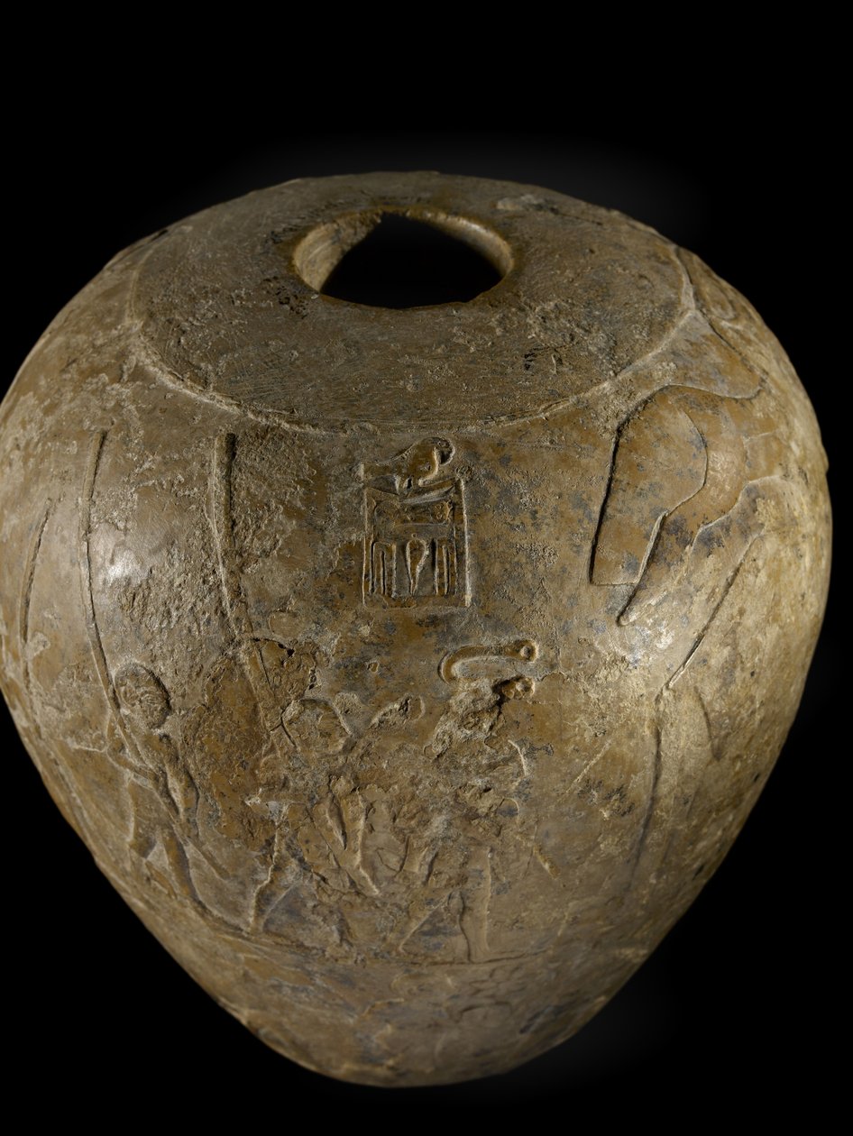 Macehead z wapienia Narmer autorstwa Protodynastic Period Egyptian