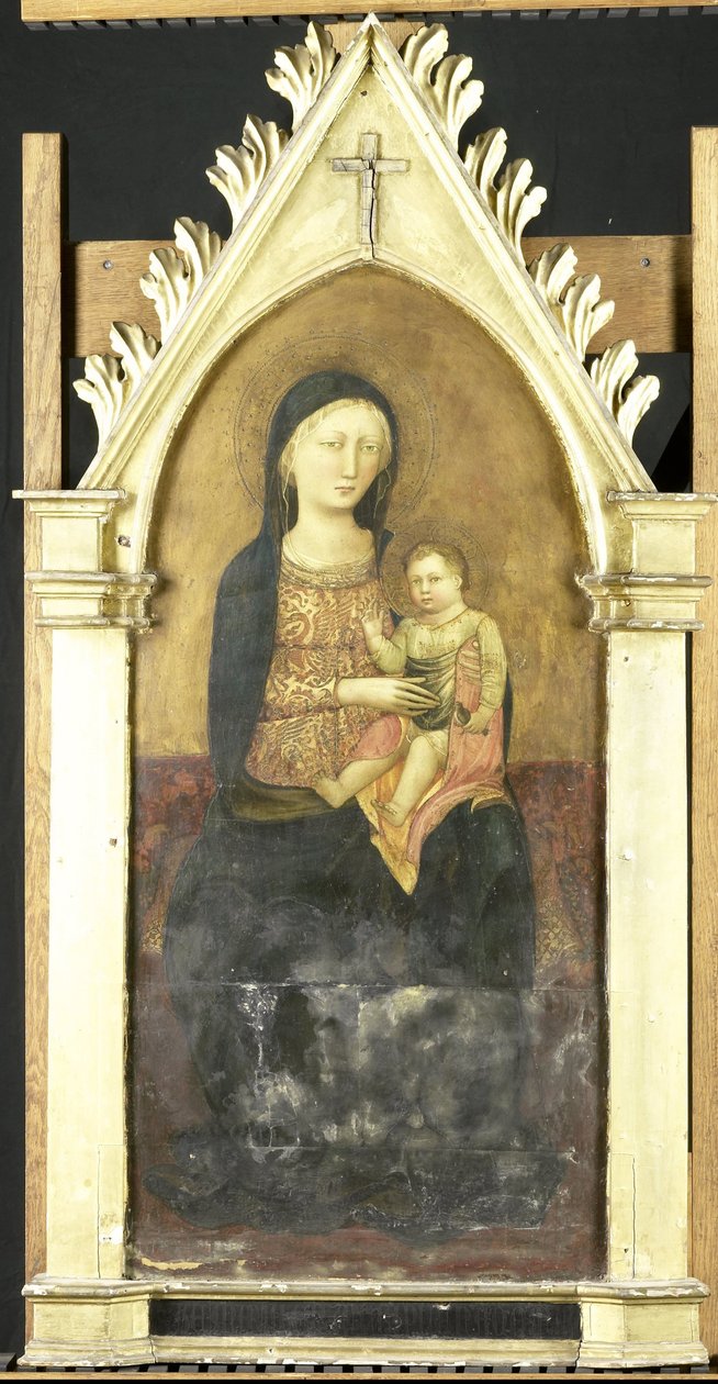 Dziewica i Dziecko autorstwa Pseudo Ambrodigio di Baldese (attributed to)
