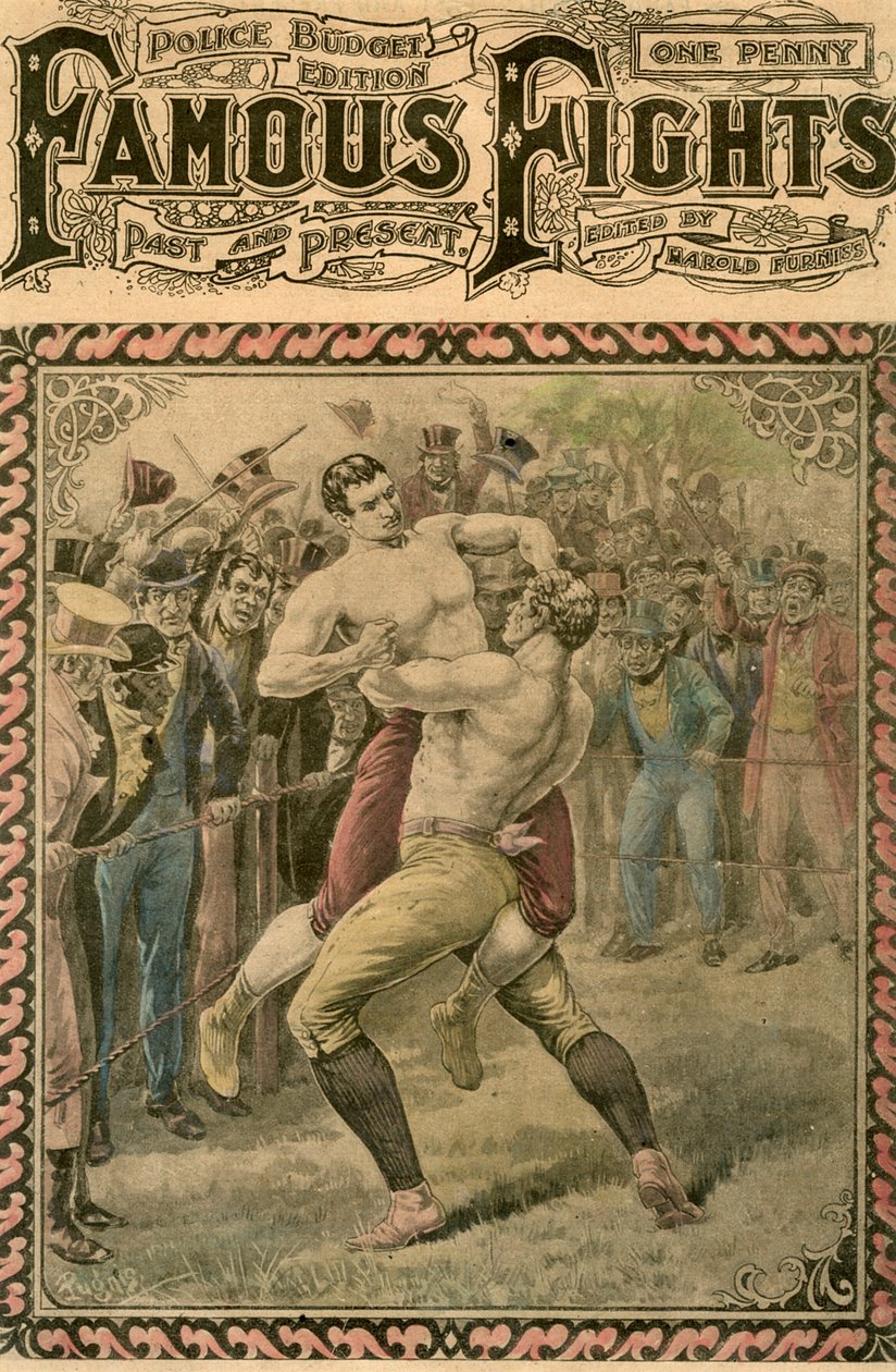Druga walka Bendigo z Benem Cauntem, 1838 koniec XIX lub początek XX wieku. autorstwa Pugnis