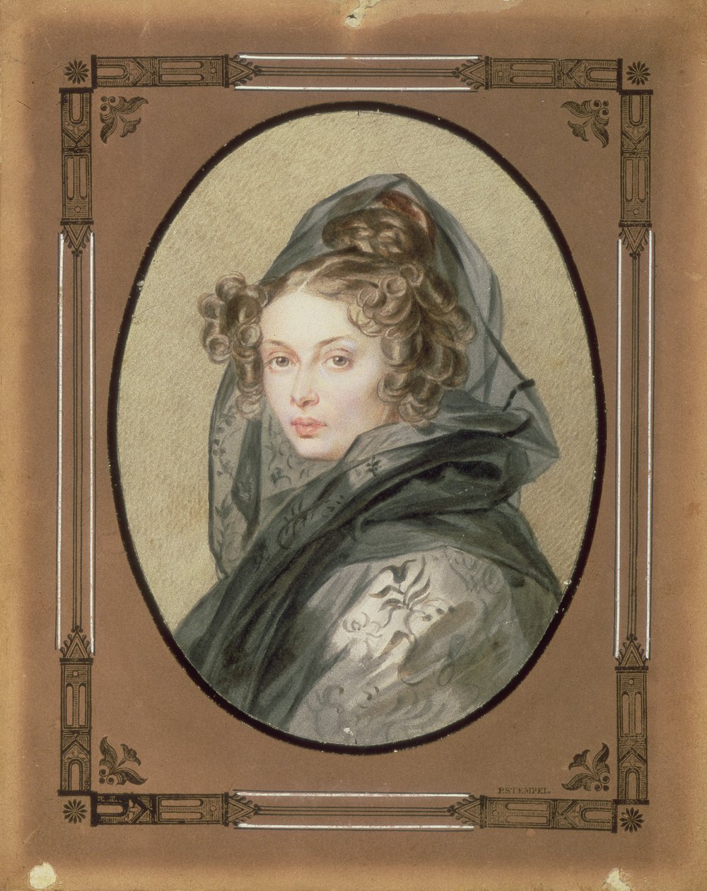 Portret Aleksandry Grigoriewny Murawiowej (1804-32), 1825 (zob. 74426) autorstwa Pyotr Fyodorovich Sokolov