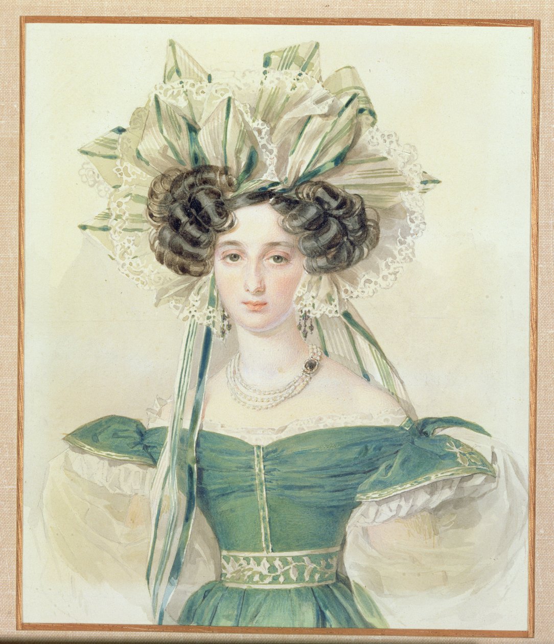 Portret księżniczki Elżbiety Woroncowej (1792-1856), ok. 1823 autorstwa Pyotr Fyodorovich Sokolov