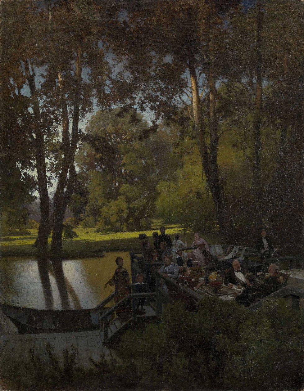 Obiad w Parku autorstwa Pyotr Alexandrovich Sukhodolsky