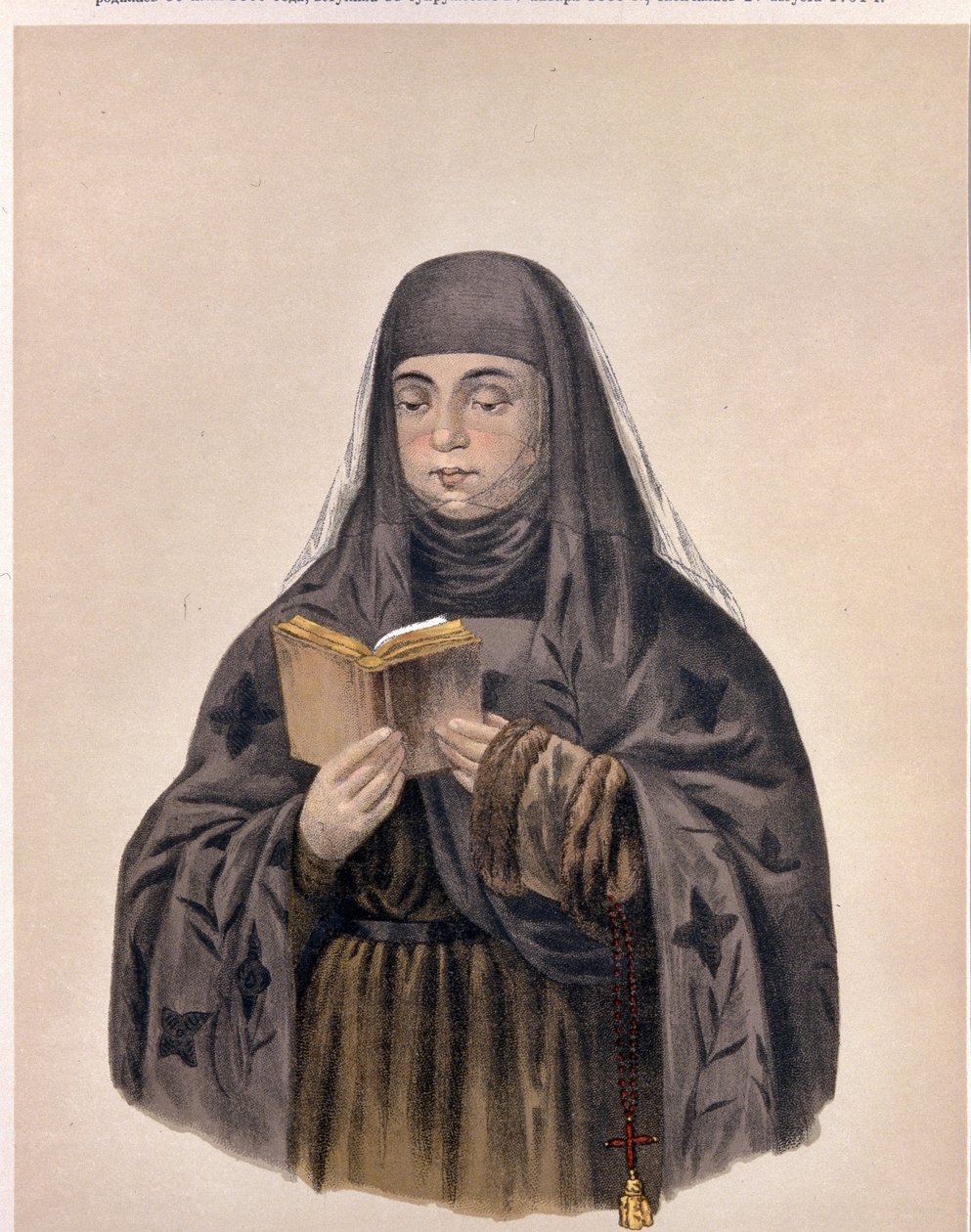 Portret carycy Eudoksji Fiodorowna Lopukhina (Eudoxie Lopoukine (ou Lopoukhine) autorstwa Pyotr Fyodorovich Borel