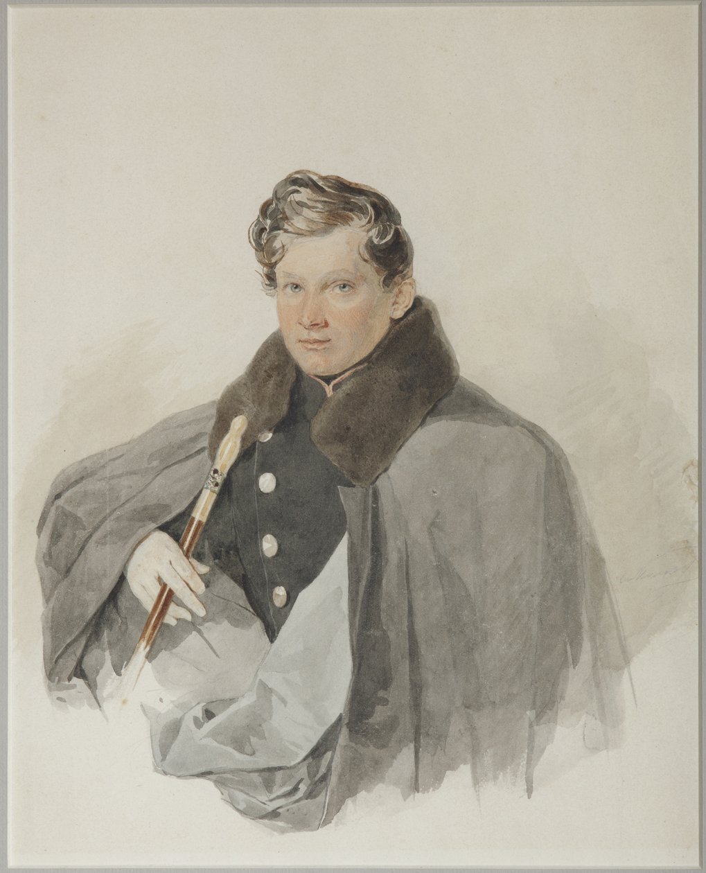 Portret hrabiego Siergieja Wasiljewicza Trubetskoya 1815-1859, 1835 autorstwa Pyotr Fyodorovich Sokolov