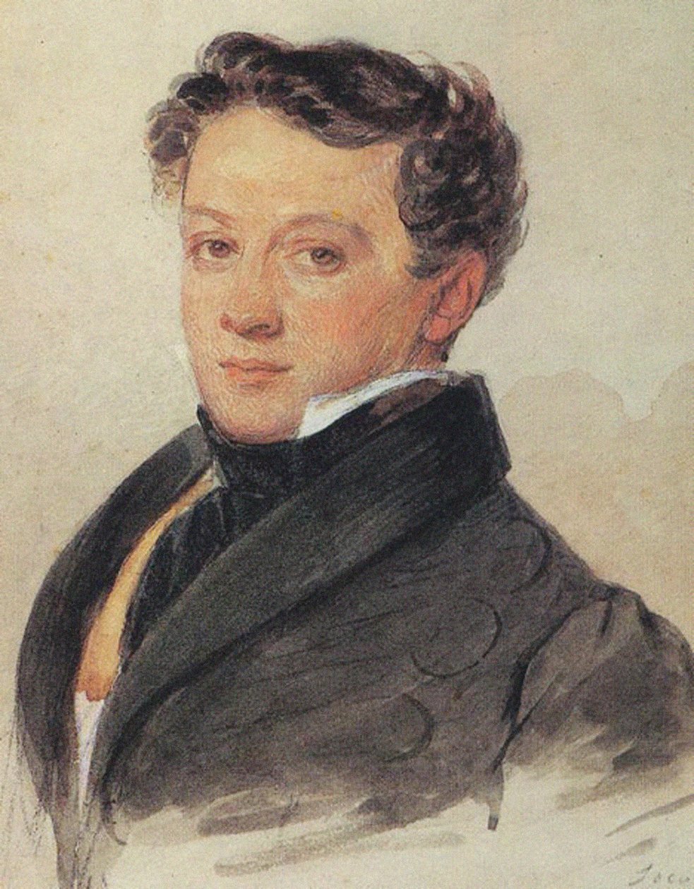 Portret Siergieja Iwanowicza Turgieniewa 1792-1827, lata 1810 autorstwa Pyotr Fyodorovich Sokolov