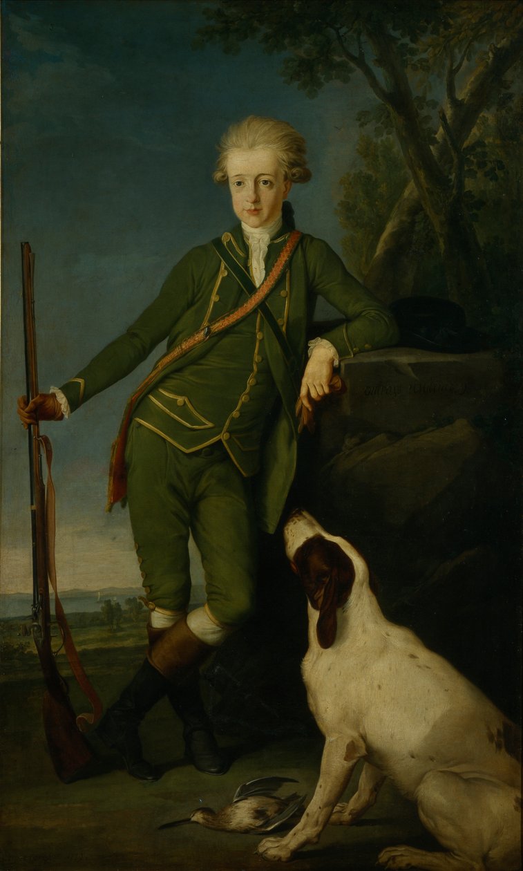 Portret hrabiego Nikity Pietrowicza Panina 1770-1837 jako dziecko, autorstwa Pyotr Ivanovich Sokolov