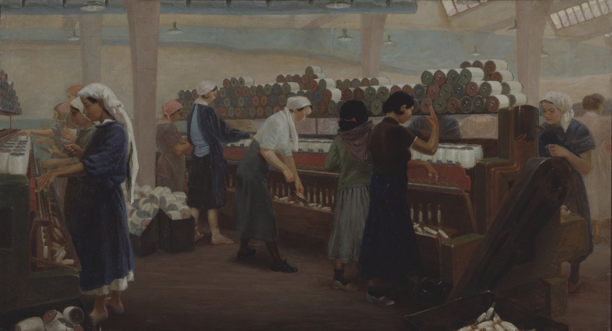 Fabryka tekstyliów w Kirovobad autorstwa Pyotr Pheonovich Stroev
