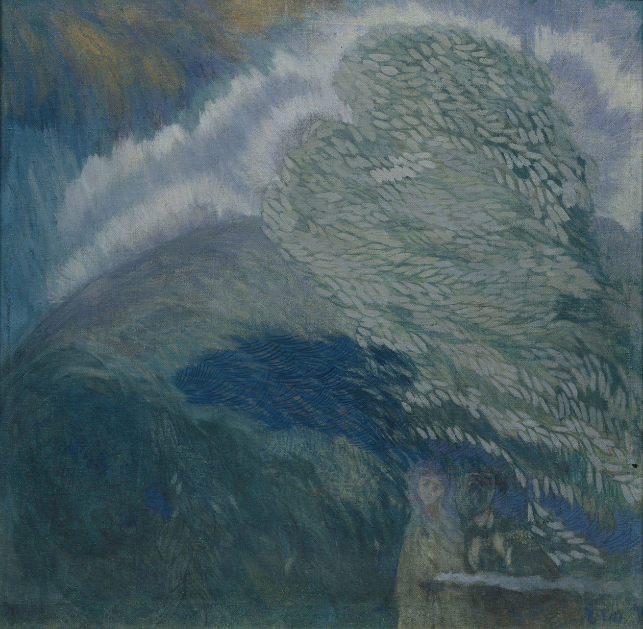 Miłośnicy burzy, 1908 autorstwa Pyotr Savvich Utkin