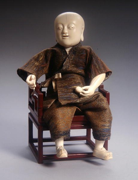 Przegubowa Figura Chłopca, okres Kangxi (1662-1722) (patrz także 272187) autorstwa Qing Dynasty Chinese School