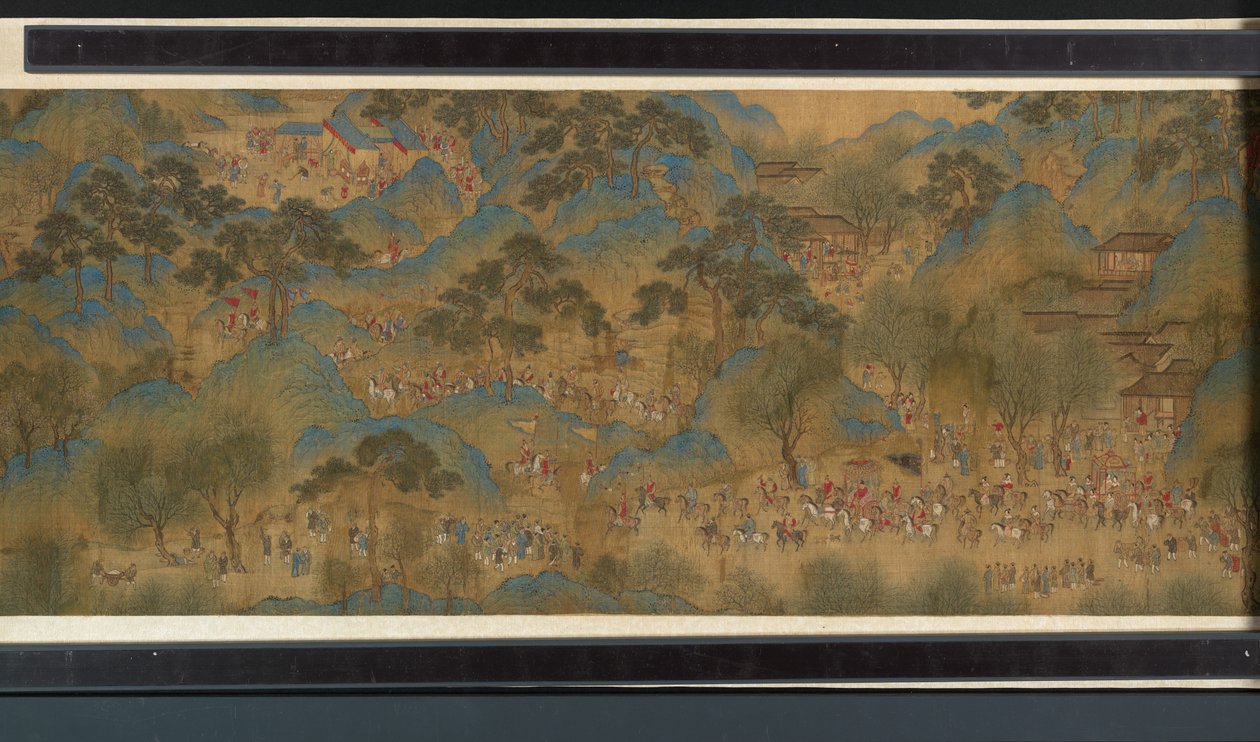 Święto Wiosny nad Rzeką autorstwa Qing Dynasty Chinese School