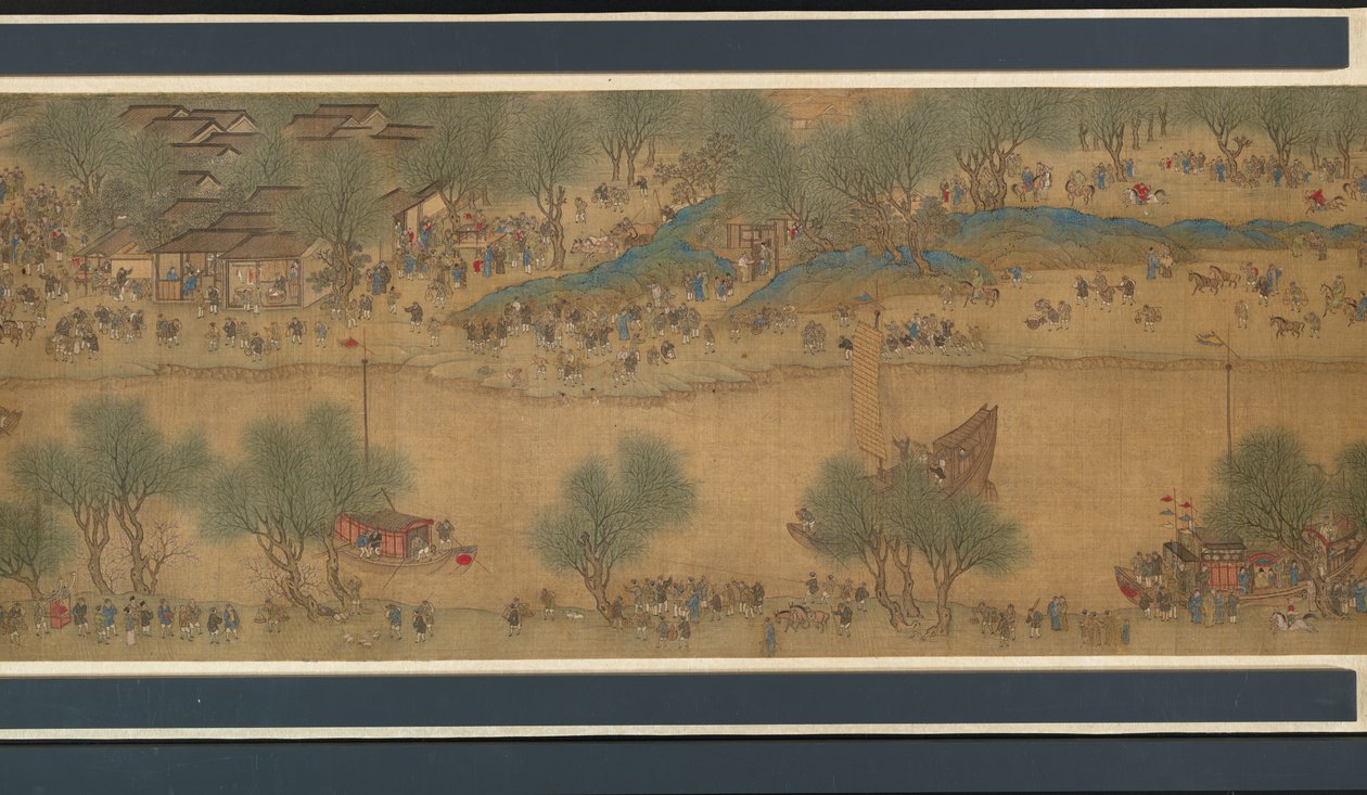 Święto Wiosny nad Rzeką autorstwa Qing Dynasty Chinese School