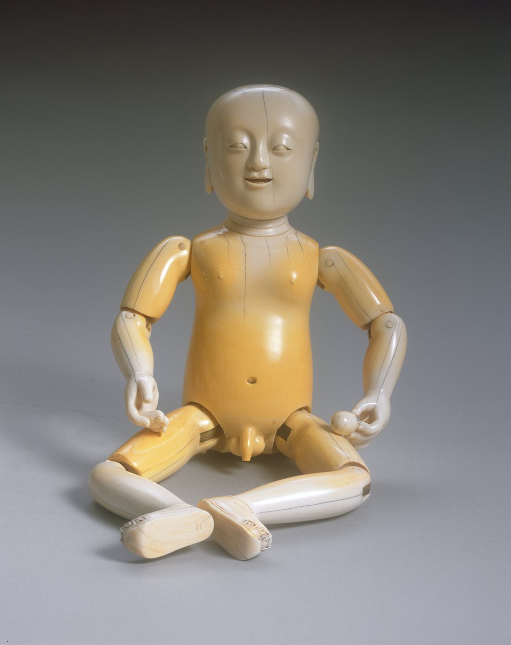 Przegubowa Figura Chłopca, okres Kangxi (1662-1722) (patrz także 272188) autorstwa Qing Dynasty Chinese School