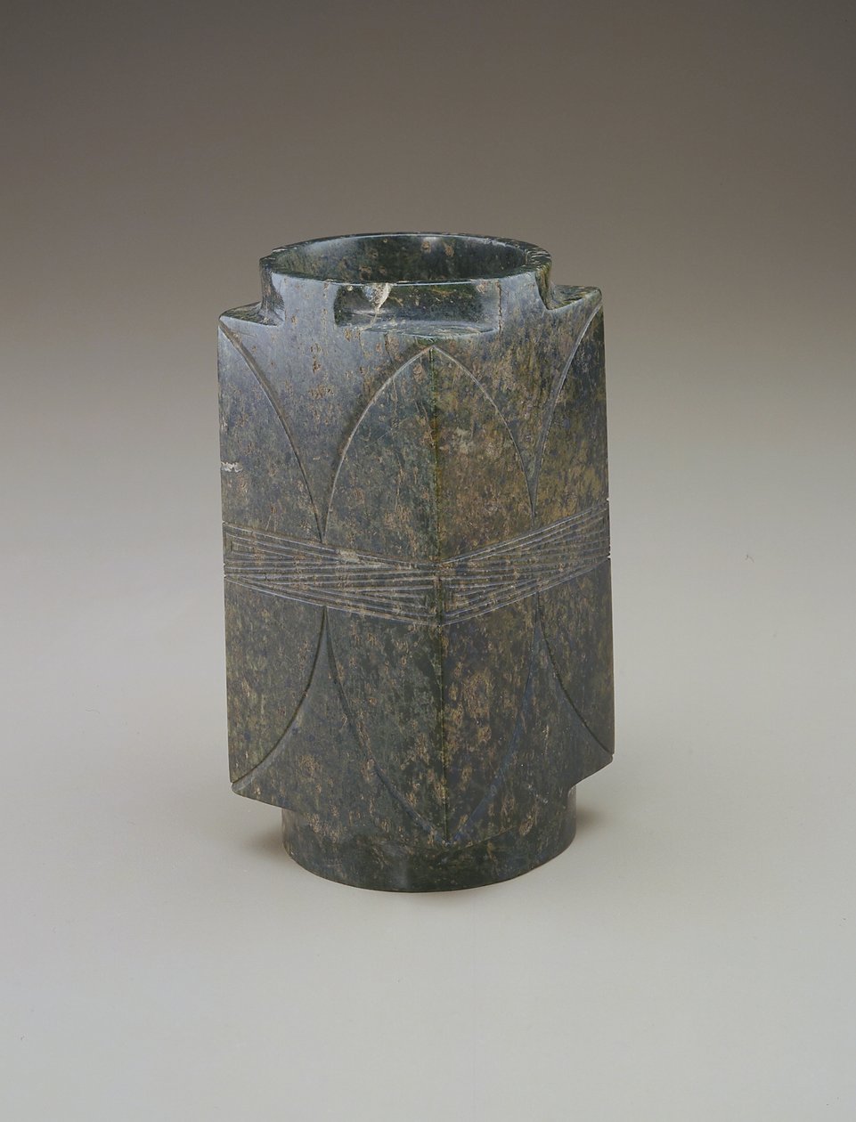 Cong (jade) autorstwa Qing Dynasty Chinese School