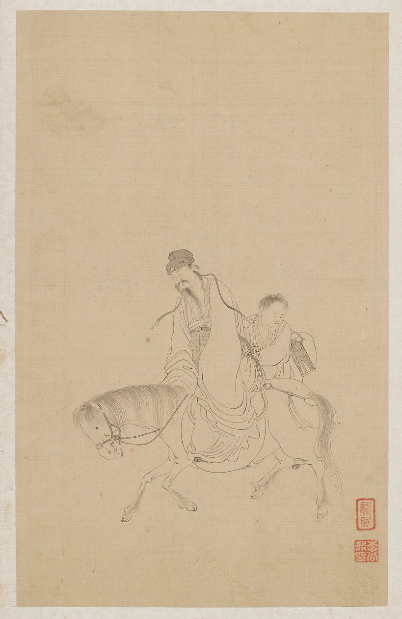 Figury autorstwa Qing Dynasty Chinese School