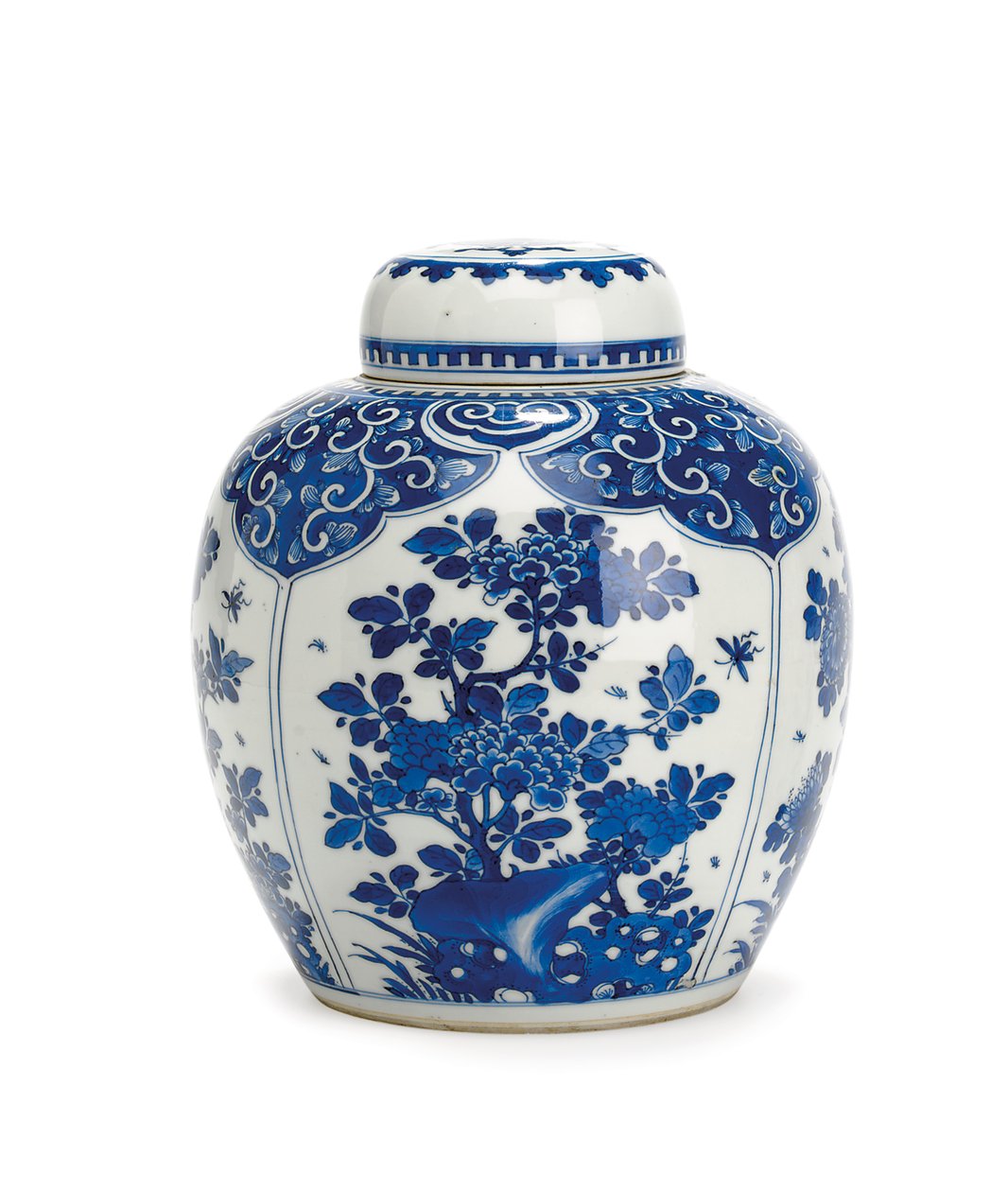Słoik i pokrywka imbiru, Okres Kangxi, 1661-1722 autorstwa Qing Dynasty Chinese School
