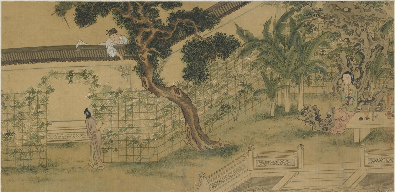 Sceny z Dziejów Skrzydła Zachodniego, XVIII-XIX w. autorstwa Qing Dynasty Chinese School