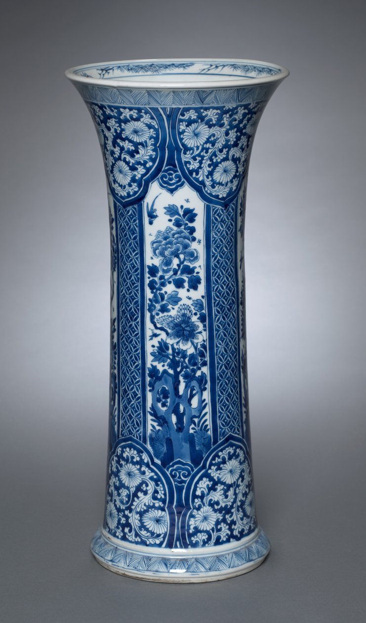 Wazon z pokrywą, 1662-1722 autorstwa Qing Dynasty Chinese School