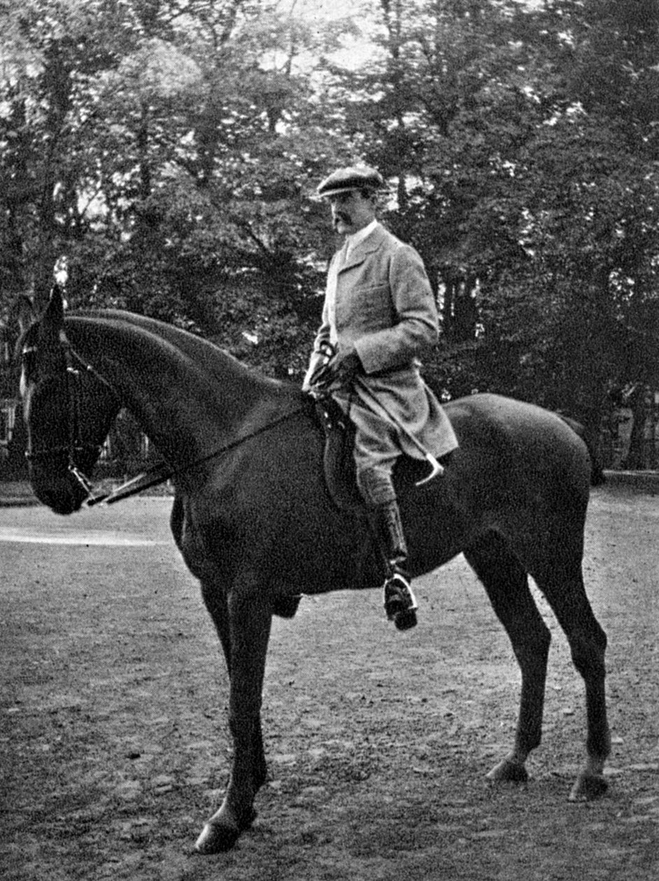 Pułkownik Brocklehurst w Bernsdorff, 1908. autorstwa Queen Alexandra