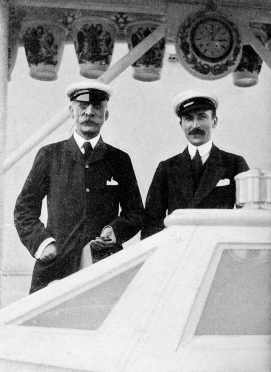 Hrabia Benckendorff i Lord Errington, 1908. autorstwa Queen Alexandra