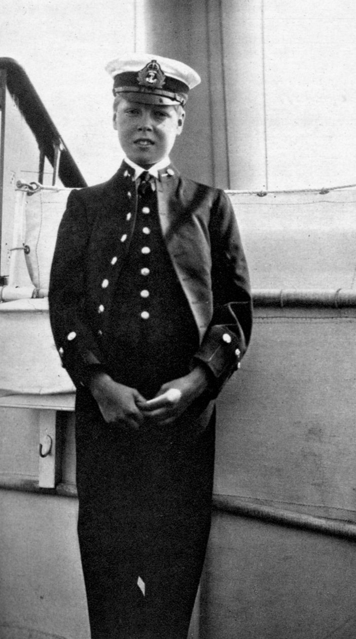 Książę Edward 1894-1972, przyszły król Edward VIII, 1908. autorstwa Queen Alexandra