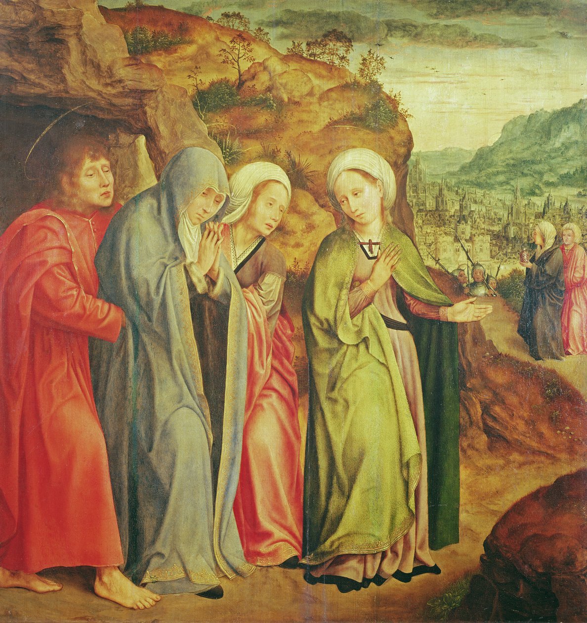 Lament po śmierci Chrystusa autorstwa Quentin Massys or Metsys