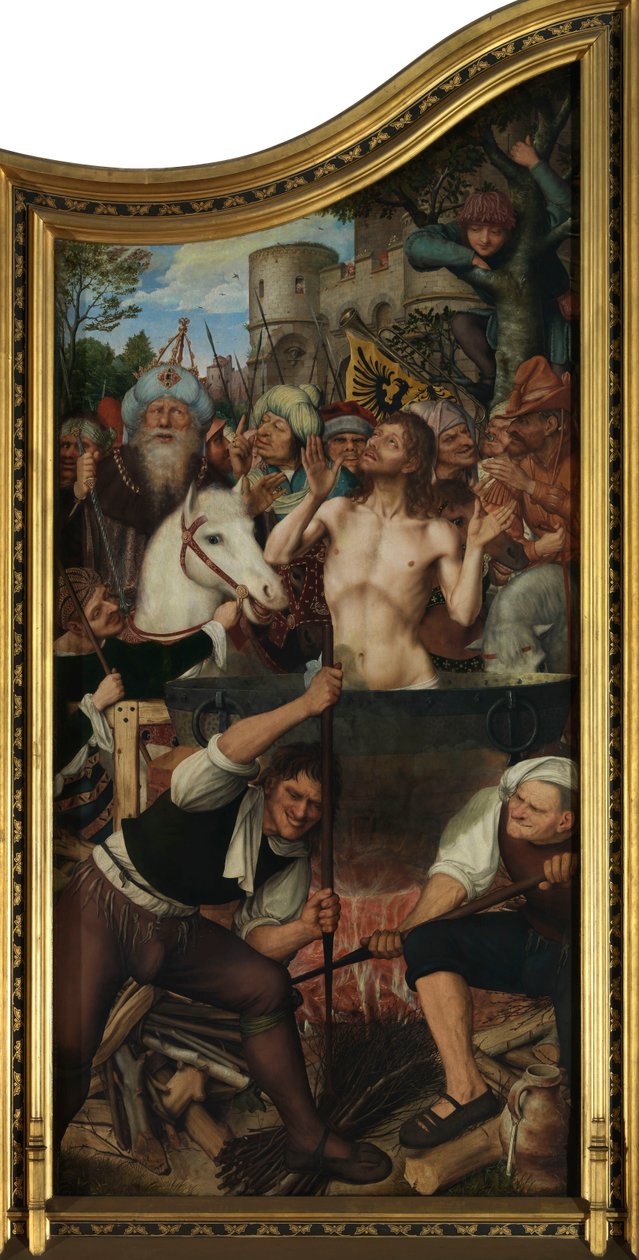 Ołtarz Cechu Stolarzy (olej na desce) autorstwa Quentin Massys or Matsys