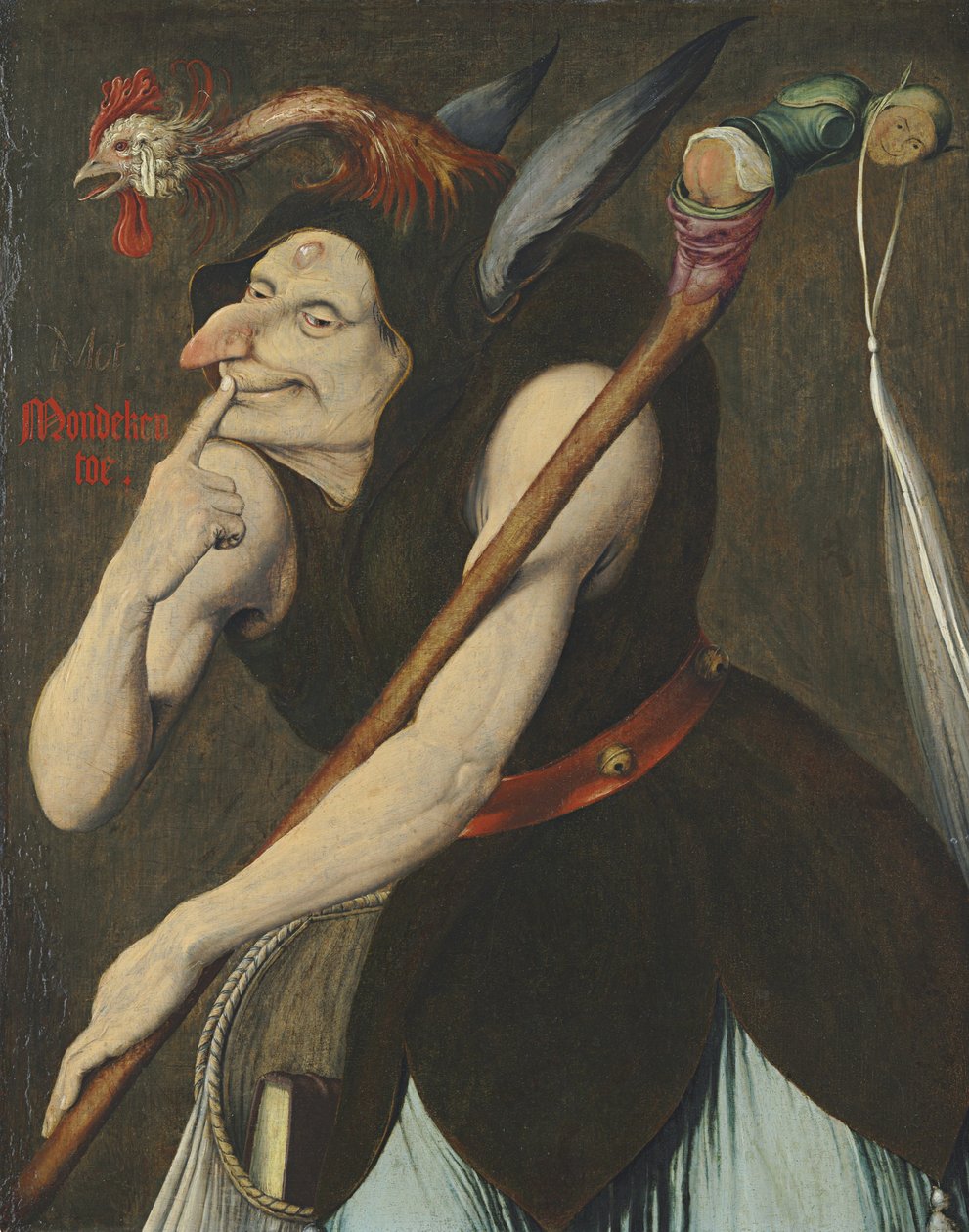 Alegoria szaleństwa autorstwa Quentin Massys or Metsys